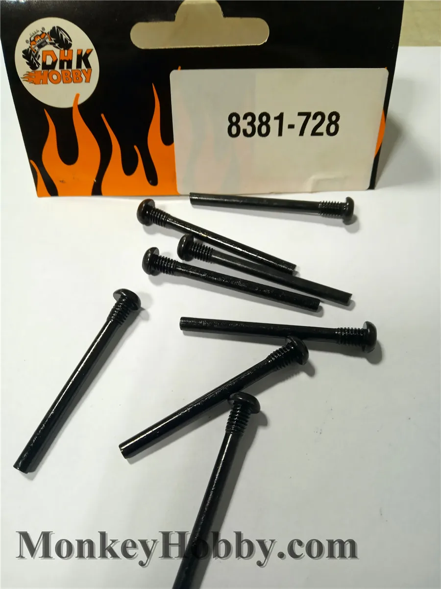 DHK RC автозапчасти 8381-728 B головка винта (BM3*43 мм) (8 шт) | Игрушки и хобби