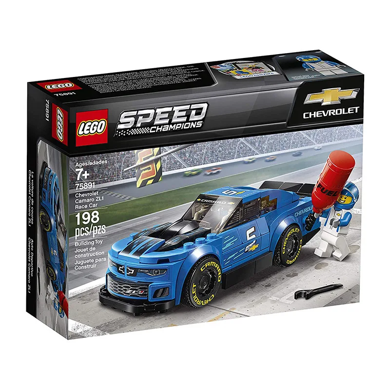 LEGO Speed hampions Chevrolet Camaro ZL1 гоночный автомобиль 75891 строительный комплект (198 шт.) Ninjago