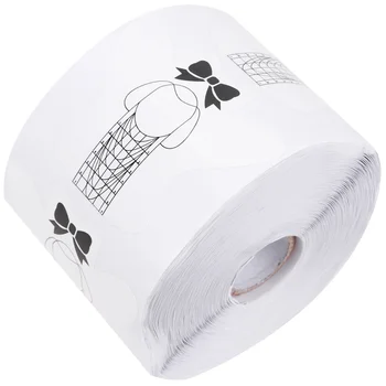 

Acrylic UV Gel Nails Extension Nail Guide Stickers Nail Tips Forms Nail Art Tool for Home Shop (500pcs/Roll)