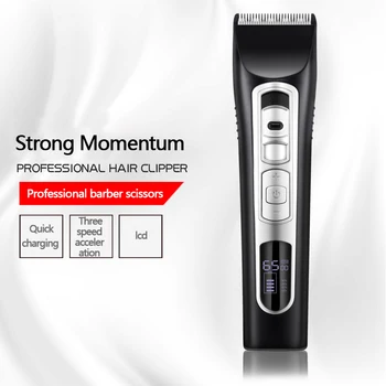 

Clipper Shaver Electric Beard Trimmer Portable Mini Hair Cutting Machine Men Razor with 2 Combs Beard Shaver