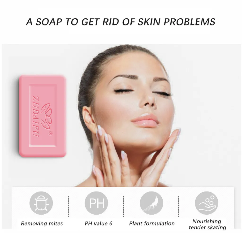 Soap Anti-mites Anti-acne Body Cleansing Skin Treatment Acne Psoriasis Seborrhea Eczema Anti-Fungus | Дом и сад