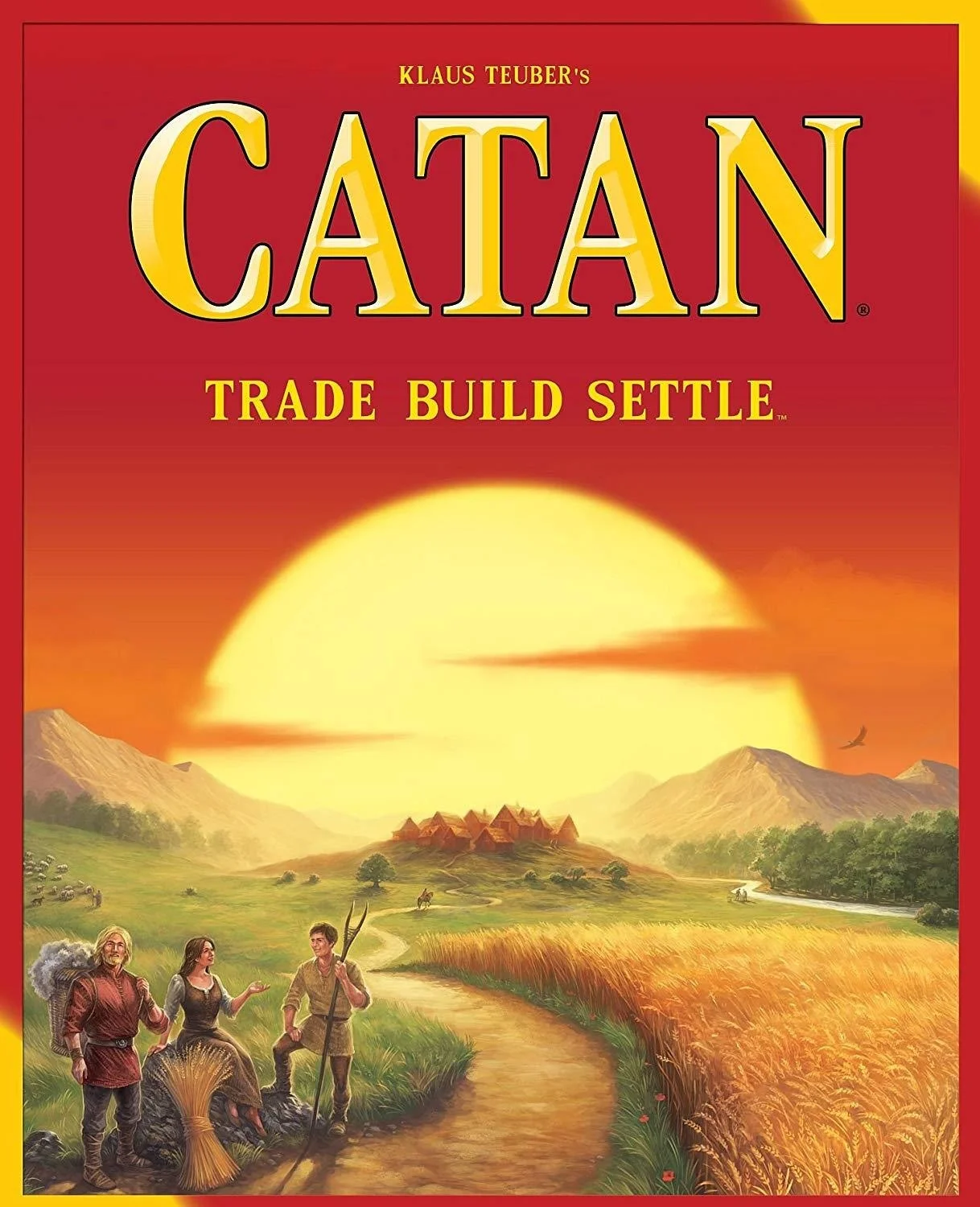 Die Siedler Von Catan CATAN TRADE BUILD SETTLE английская версия шахматы настольные игры Карточная игра
