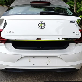 

FOR 19 Volkswagen Polo Plus Trunk Bright Strip Body Tail Door Decoration Stickers Door Stainless Steel Exterior