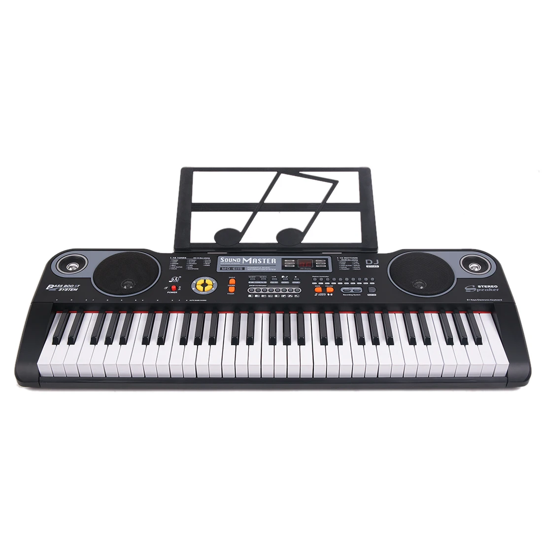 

61-Key Kids Electronic Keyboard Piano Beginner Early Education Puzzle Musical Toy with Microphone - Type 6115