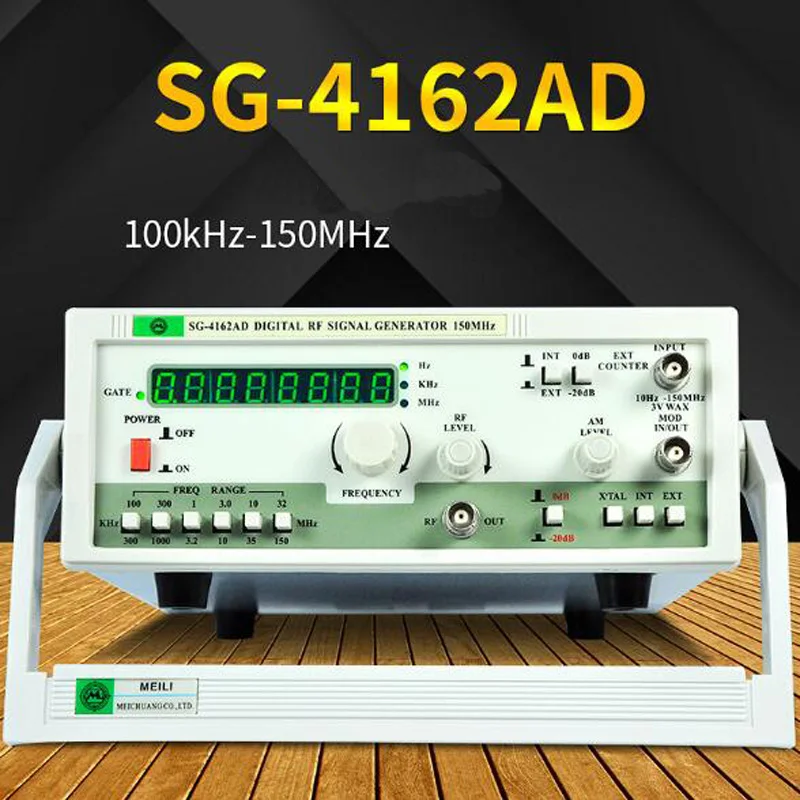 High Precision 150MHz Digital Signal Generator MAD4162AD with Frequency Counter SG4162AD