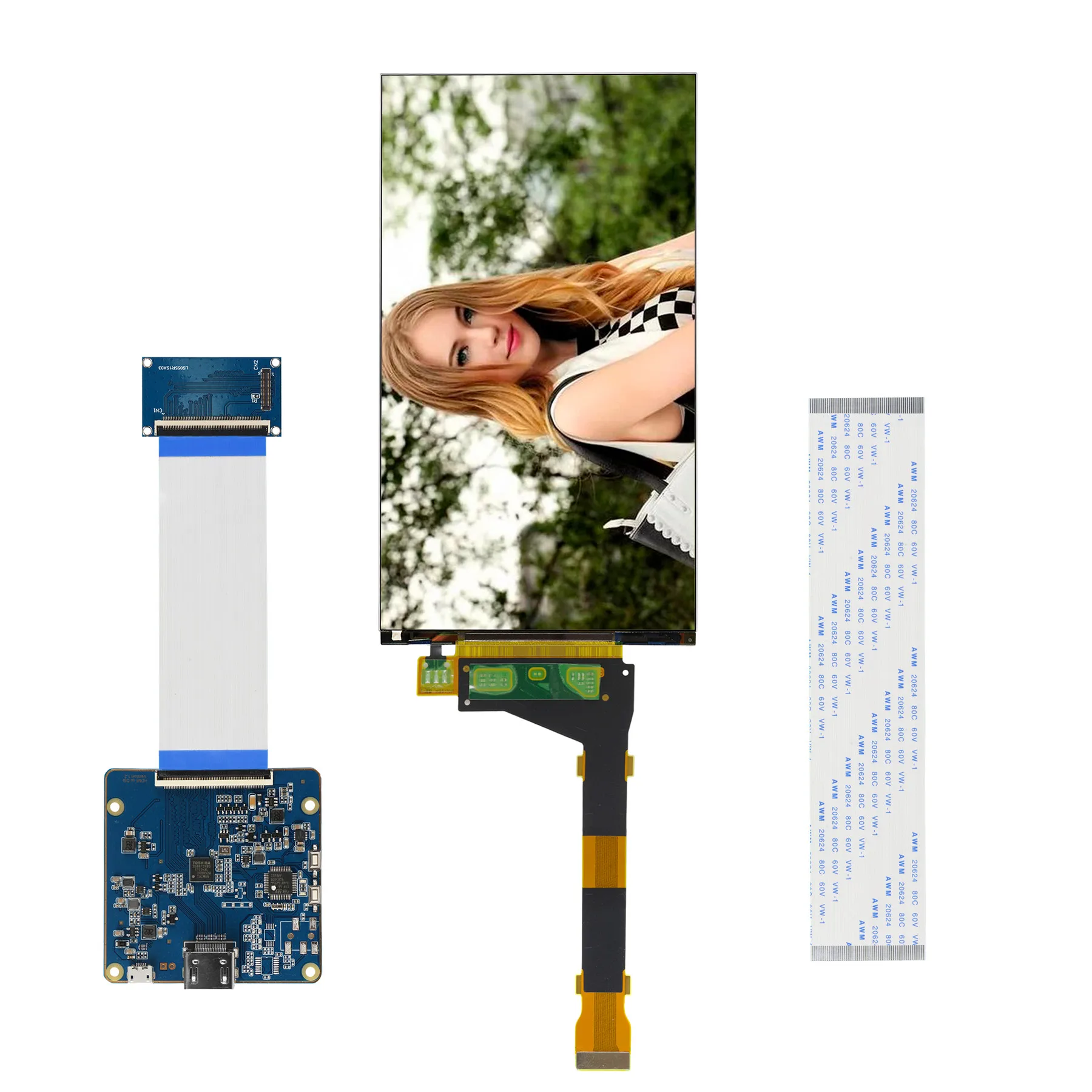 Placa Hdmi para Hdmi para Wanhao d7 Plus Display Lcd 2k Ls055r1sx04 2560x1440 5.5 - Imagem 4