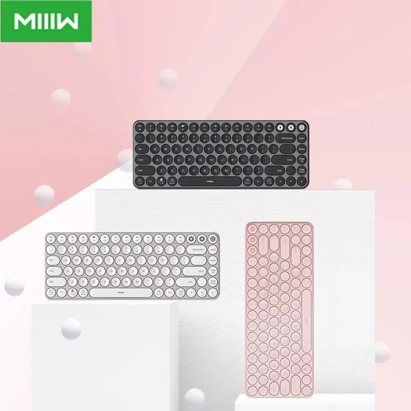 Беспроводная клавиатура Xiaomi MIIIW Mini Bluetooth 85 клавиш 2 4 ГГц | Компьютеры и офис