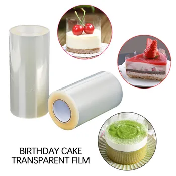 

1 Roll Cake Surround Film Transparent Cake Collar Kitchen Acetate Cake Chocolate Candy For Baking Durable 8cm*10m/10cm*10m