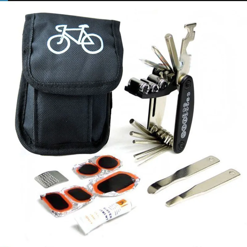 Cycling Fixture Portable Bicycle Repair Tire Repair Kit Mountain Bike