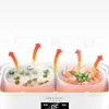 LIFE ELEMENT Lunch Box Electric Xiao Heated Lunchbox Heated Food Container Timing Multifunctional Ceramic Liner Double Layer 3