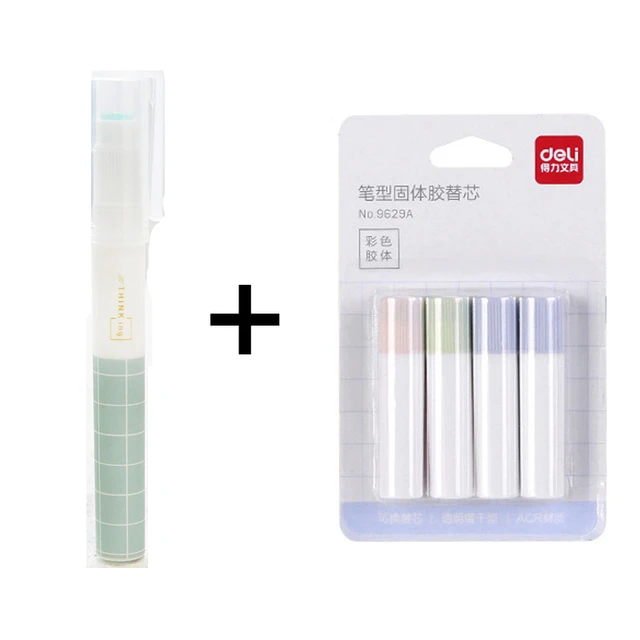 1pc Cute School Style Solid Glue Stick For Kids' Office Craft