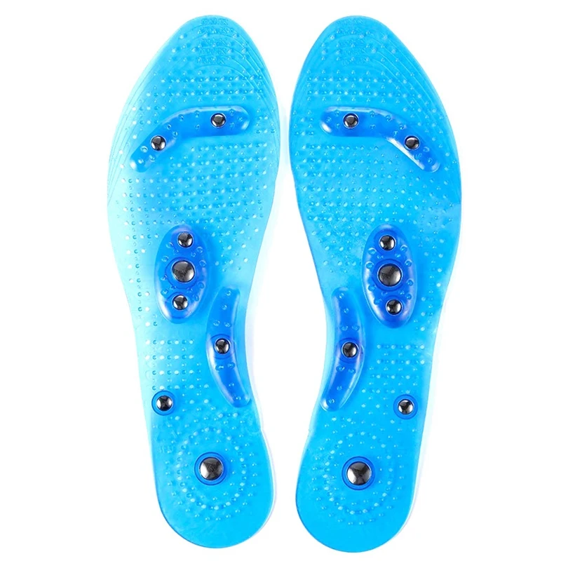 

JHD-Massaging Insoles Acupressure Magnetic Massage Foot Therapy Reflexology Pain Relief Shoe Insoles Washable and Cutable 1Pair