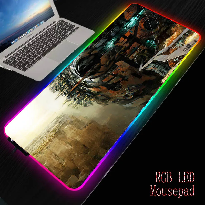 

MRGBEST Fantasy Landscape Scenery Large Mouse Pad Gamer Lock Edge Mouse Keyboards Mat Big Desk Mousepad