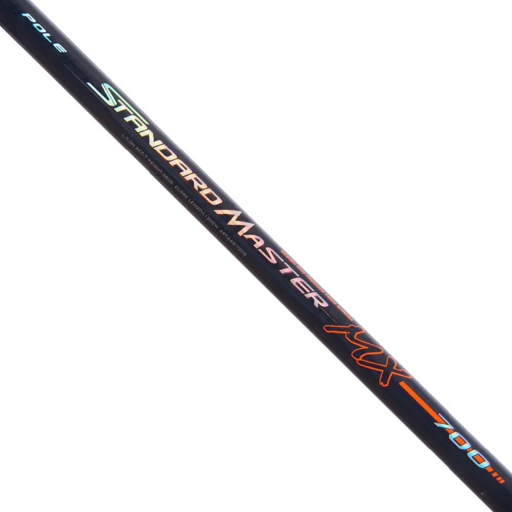 668B-1030 STANDARD MASTER POLE CARBON Строй средне быстрый. Тест не указан(примерно C.W. 10-30 гр). Длина: 4,0м / 5,0м / 6,0м / 7,0м Удочка ДОЮЙ JinTai телескопическая. ModerateFast. Маховая