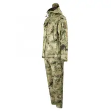 Водонепроницаемый Камуфляжный костюм, одежда для охоты, костюм для охоты, ветрозащитная дышащая полиэфирная куртка, брюки, костюм, комплект, костюм для охоты