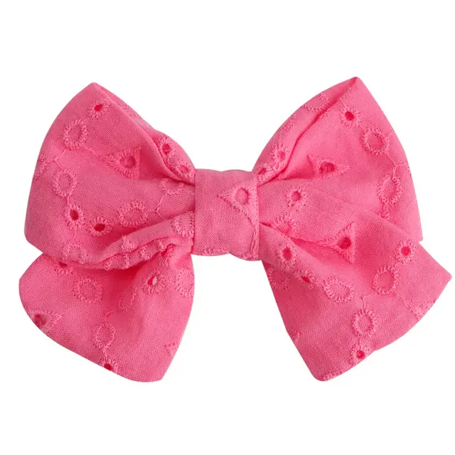 Elegant Chiffon Big Bow Spring Hair Clip Fashion Print Floral Hair Barrette For Women Girls Sweet Hairclip Hair Grip Accessories type 22