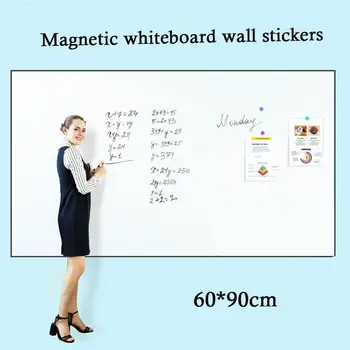 

with 6 Nail Magnet Sticker Self-Adhesive Kitchen Smooth White Board Whiteboard Ferromagnetic Film Dry-Erase