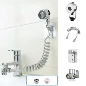 

Bathroom Faucet 18mm-22mm Bath Shower Faucet Hand-held Telescopic Small Nozzle Faucet Aerator With Adapter Bathroom Tool