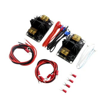 

2Pcs/Set 3D Printer Accessories 30A Mos Tube Heat Bed Power Module Expansion Board High Current Load Module Mos Tube Hotend Repl