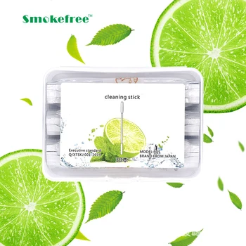 

Smokefree 30Pcs/Box Diy Wet Cotton Swab for IQOS Electronic Cigarette Clean Tool Clean Sticks Premium Lemon TNC316D