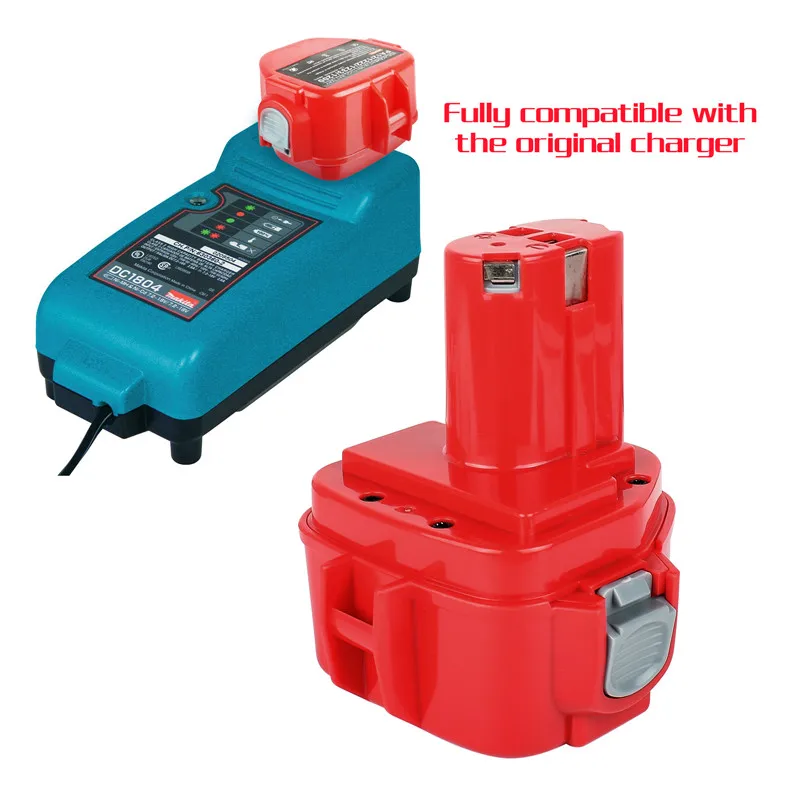 Substituição Baterias para Makita Bateria Furadeira sem Fio Chave de Fenda Ferramentas Elétricas 12v Pa12 1220 1222 1234 ah 4.0ah - Image 5
