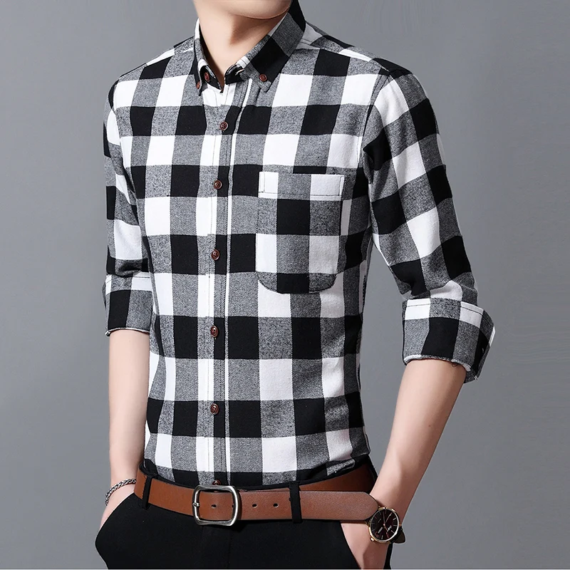 Plaid Shirt New Autumn Winter Flannel 