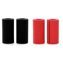 Гантель с силиконовой ручкой для фитнеса, практичная тяжелая атлетика, толстая Толстая ручка, подтягивающая, защитная поддержка, силиконовая гантель, толстая штанга