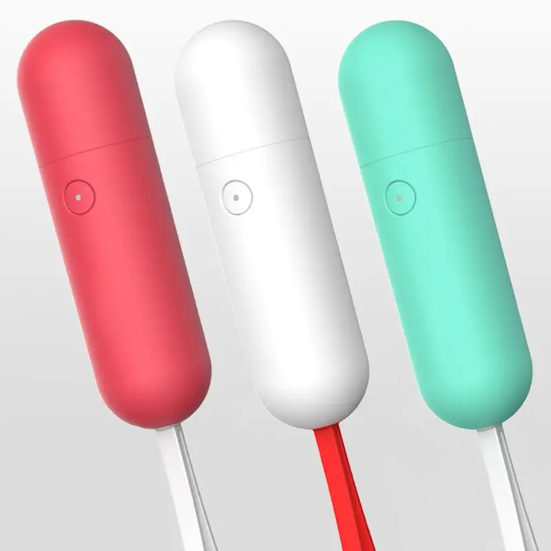 Мини портативный вентилятор USB Перезаряжаемый капсула мультфильм охлаждающий вентилятор с шнурком для путешествий Бизнес офисное использование 28TE
