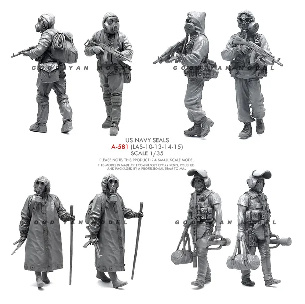 50mm 1/35 Resin Model Kits Figure Colorless And Selfassembled A581