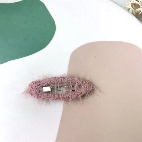 dark pink 30 шт./лот милые девушки Вязание шерсть оснастки Заколки для волос разноцветный яркие заколки для волос заколки простой Повседневное заколки детские аксессуары для волос - Цвет: dark pink