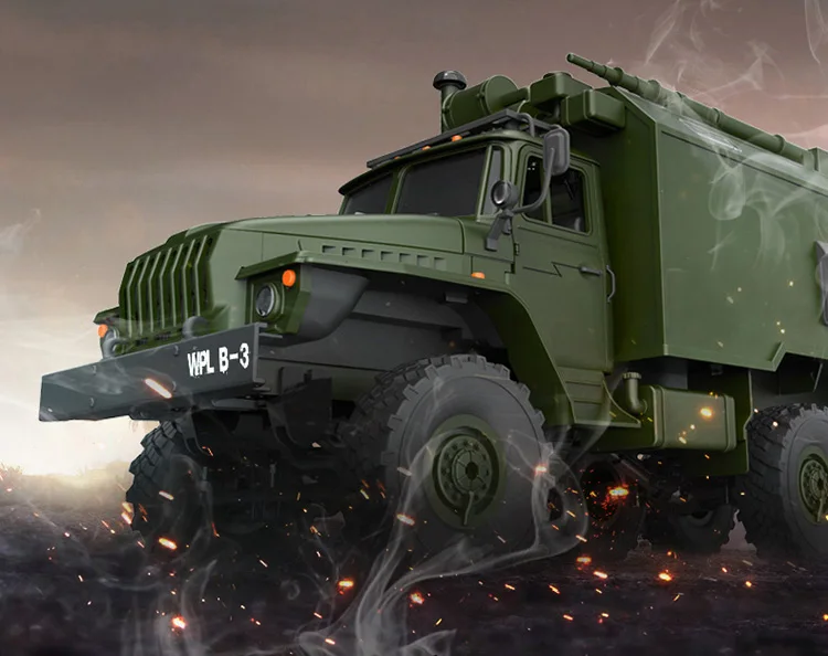 Хэн Длинная модель 1/16 WPL Ural-4320 Флешка Frozen 4 колеса восхождение советский российский военный грузовик команда транспортное средство для контроллера с дистанционным управлением РТР дистанционного управления