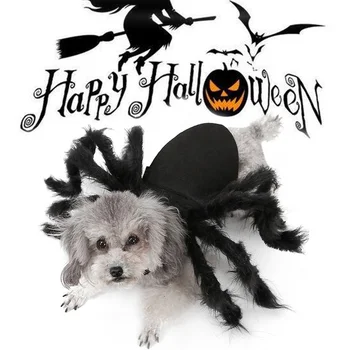 

Halloween Spider Pet Costume - Halloween Cosplay Costumes for Cat Dog, Funny Party Dress up Accessories