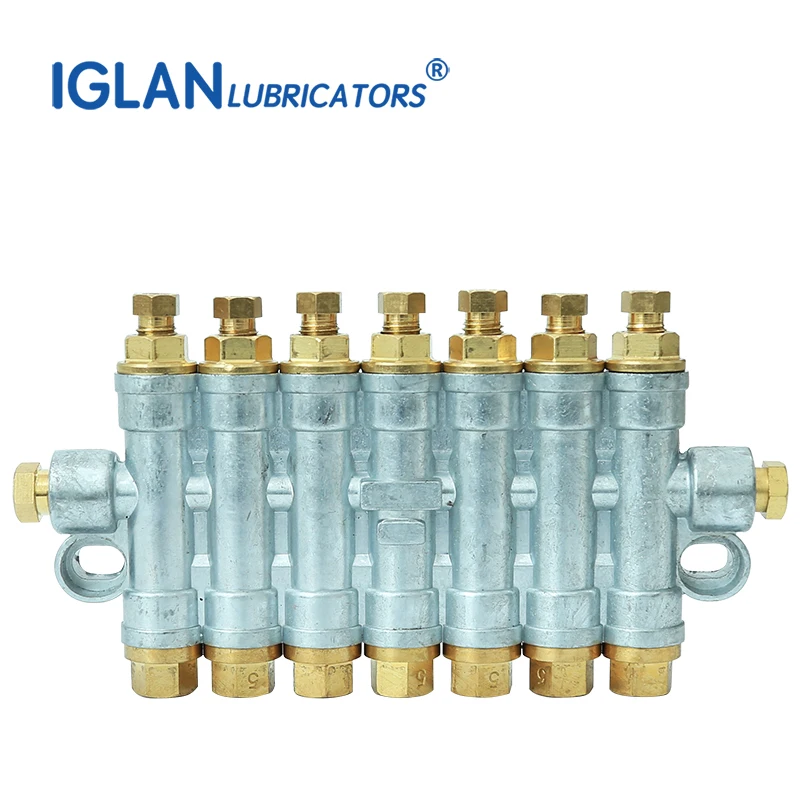 Объемная смазка IGLAN LT 2/3/4/5/6/7 way детективный распределитель масел коллекторный