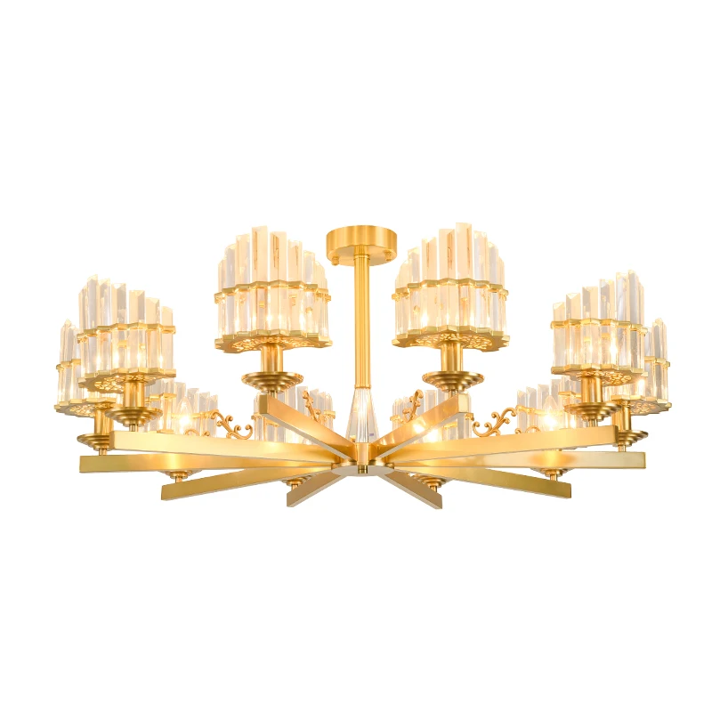 Modern Fashion Designer Black Gold Led Ceiling Art Deco Suspended Chandelier Light Lamp for Kitchen Living Room Loft Bedroom