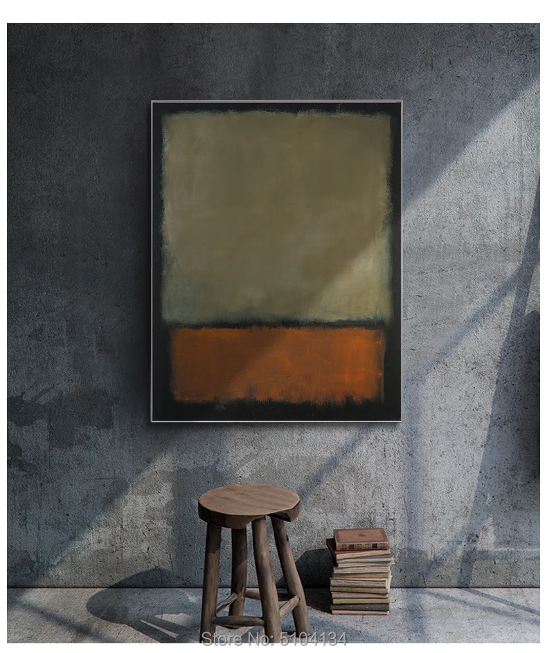 Famous Mark Rothko Focus Canvas Painting Posters Color Block Modern Decor Wall Art Pictures For Living Room Bedroom Aisle Famous Mark Rothko Focus Canvas Painting Posters Color Block Modern Decor Wall Art Pictures For Living Room Bedroom Aisle