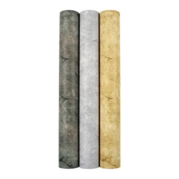 

9.5m waterproof Retro PVC solid color industrial style wallpaper for bedroom living room office kitchen wall papers home decor