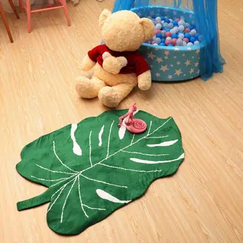 

Non-slip Soft Banana Leaf Shape Baby Play Mat Kids Crawling Carpet Blanket Rug