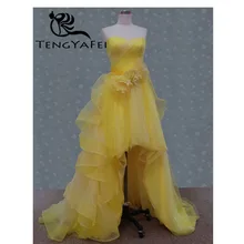 

free shipping yellow organza sweetheart vestido de renda 2016 fashion sexy long dress party evening elegant dress formal gown