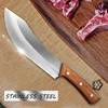 7 Inch Stainless Steel Butcher Knife Vegetable Meat Cleaver Slicing Knife Sharp Kitchen Knife Comfortable Handle Chef Knife ► Photo 2/6