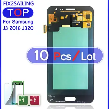 

10Pcs Lcds J3 For Samsung Galaxy J3 2016 J320 J320F J320H J320M J320F Super AMOLED LCD Display Touch Screen Assembly