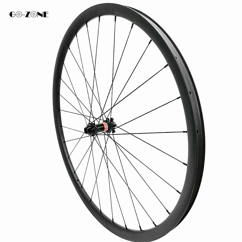 Go-zone ruedas mtb 29 Асимметричный 40x28 мм бескамерный диск карбоновые колеса novatec D411SB D412SB 100x15 142x12 колеса для горного велосипеда