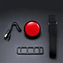 XANES COB велосипедный задний фонарь USB Перезаряжаемый IPX5 Водонепроницаемый 5 режимов велосипедный задний фонарь ночник фонарь лампа