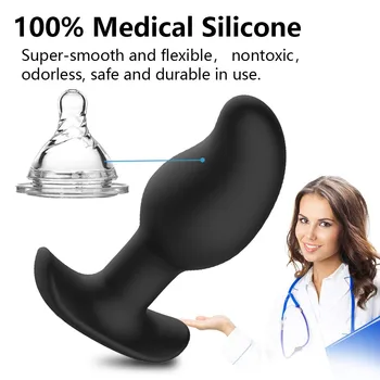 Electric Shock Vibrators Prostate Massager for Male 8 Vibration Anal Plug Gay Vibrator ButtPlug Sex Toy for Men goods for adults 3