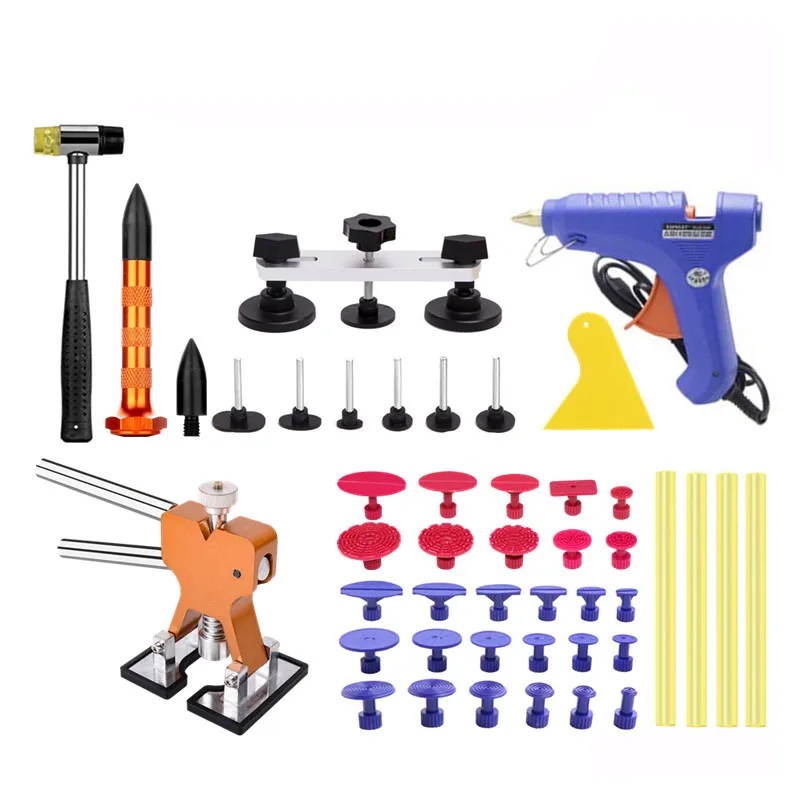 

PDR Tool Kit Dent Removal tool Paintless Dent Repair Tools Straightening Dents Puller Glue Gun Ferramentas hand tool