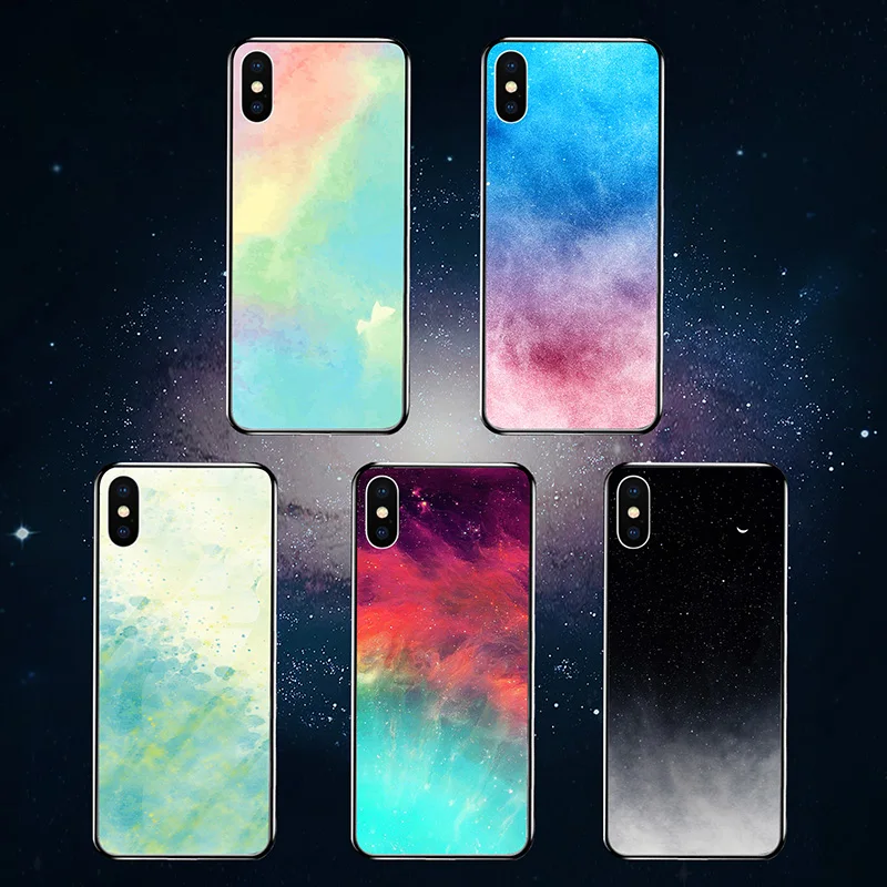 Tempered Glass Case For Xiaomi Mi 9 Lite Cases Star Space Bumper For Xiomi Mi A3 3