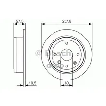 Диск Тормозной Chevrolet Lacetti(J200) 1.4 16v 03.2005