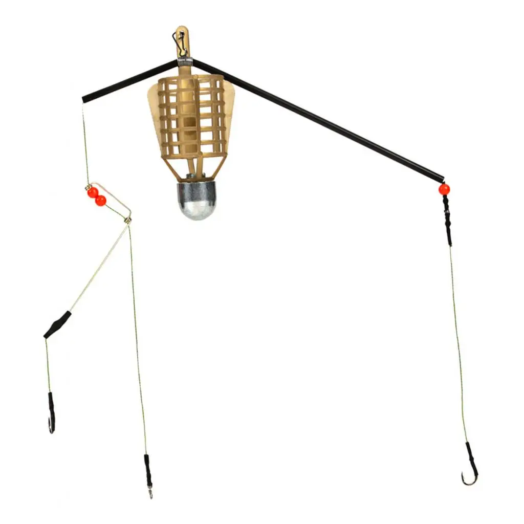 Fishing Lure Cage With Line Hooks Carp Method Baits Thrower Terminal Tackle