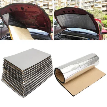 

12 pcs Car Deadening Heat Insulation Tri-layer design Bulkhead Firewall Hood Compartment