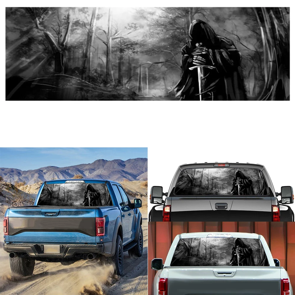 

Rear Windshield Car Sticker Decals Sun-Resistant Waterproof Fit for Trucks SUV Jeep