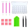 1 Set DIY Nail Art Tools Kit 5D Diamond Painting Rhinestones Pick Up Pen Storage Box Nail tools sets for Art Decoration H1032 1